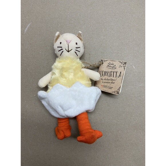 The Great Pretenders Henrietta The chicken Kitten Mini Plush  6.5 inch with Tag - Picture 4 of 4
